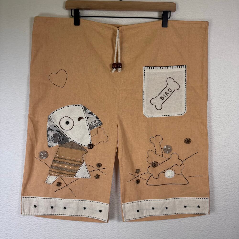 BIRD Women's Dogs Lover Cotton Short Pant Adjustable Drawstring L/XL? (READ)